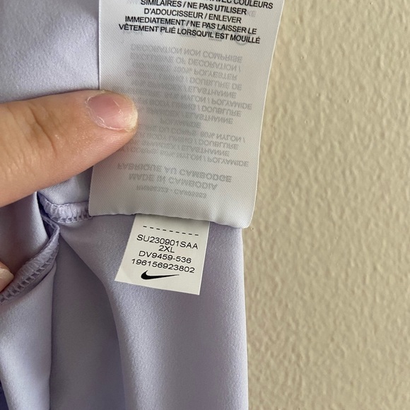 Nike Dri-FIT Bliss Womens Training Performance Dress with Shorts Size XXL Tennis - Picture 6 of 12